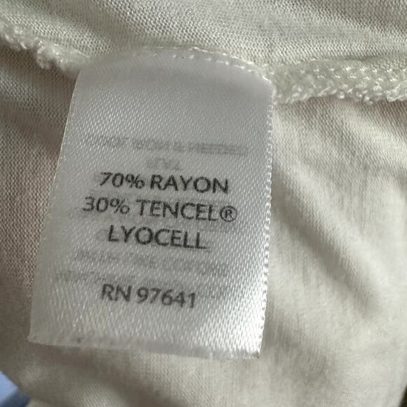 J. Jill White Long Sleeve Stretch Tunic Top L Minimalist Layering Soft Stretch - Picture 6 of 8